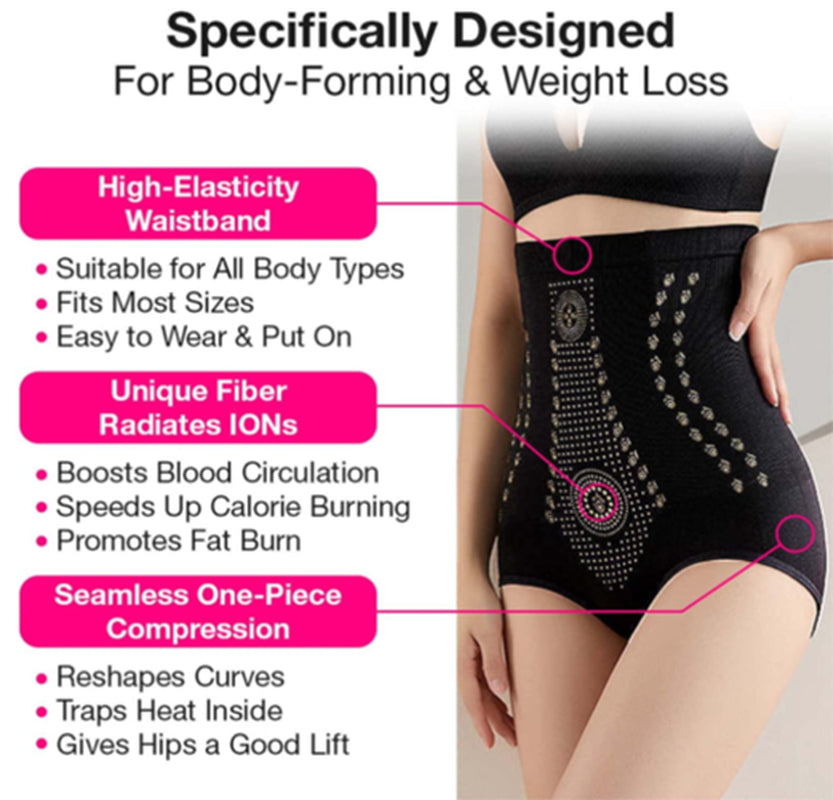 Women High Waist Slimming Tummy Control Knickers Body Shaper Briefs Underwear