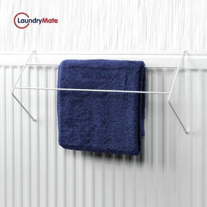 3 Pack of 2 Bar Radiator Airers Dryer Clothes Indoor Towel Holder Drying Rack