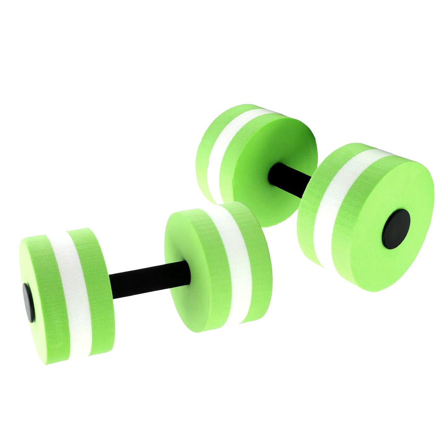 2PCS EVA Water Dumbbells - Floating Yoga Foam Weights for Men , Women & Kids Fitness Exercise