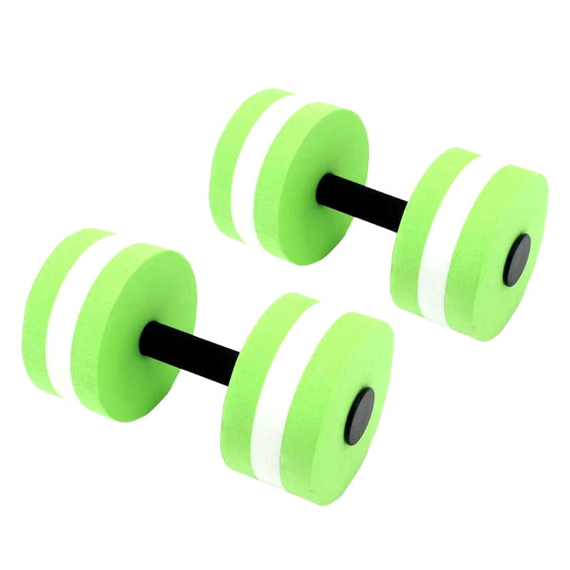 2PCS EVA Water Dumbbells - Floating Yoga Foam Weights for Men , Women & Kids Fitness Exercise