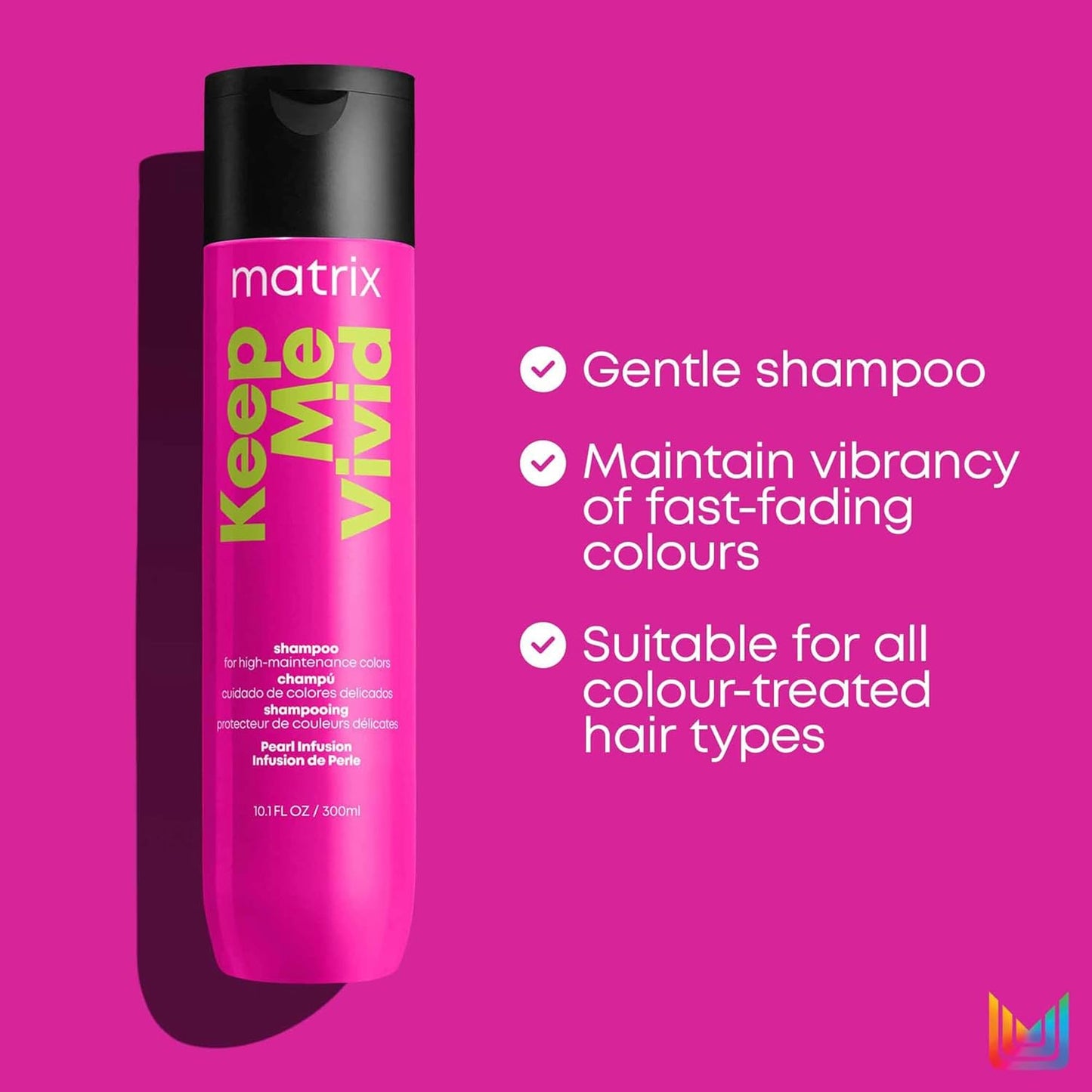 | Keep Me Vivid | Cleansing Shampoo to Protect Fast-Fading Colour for Colour Treated Hair, Total Results