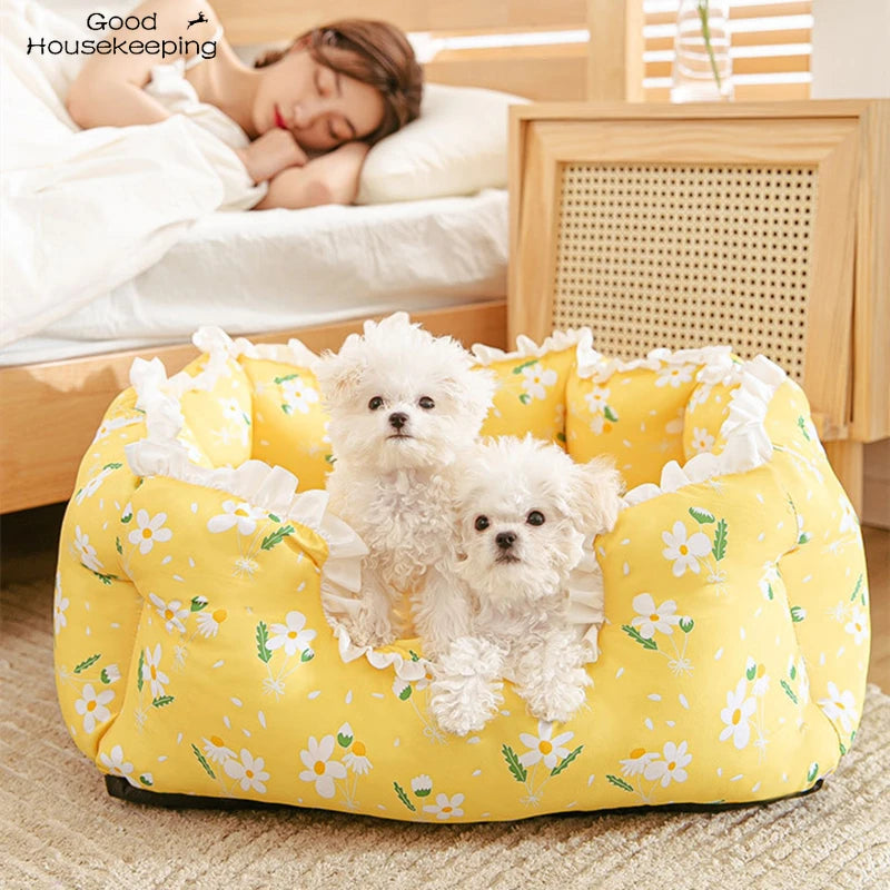 Summer Cat Bed House Kennel Dog Bed Dog Rug Cats Bed Small Dog House Cushion Sofa Bed Cat House Pet Bed Pet Tent