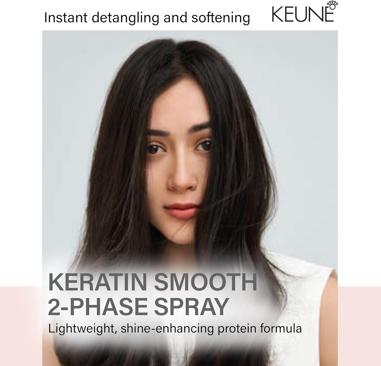 Care Line Keratin Smooth 2 Phase Spray - Biphasic Moisturizing Anti-Frizz Spray 200 Ml