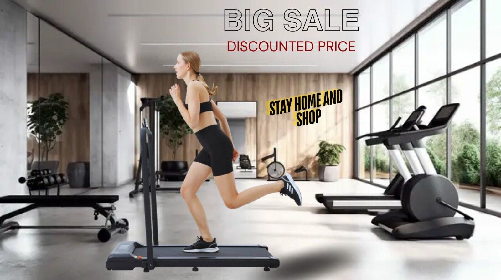 Electric Pad Treadmill Walking Running Foldable Motorized Home Fitness Machine