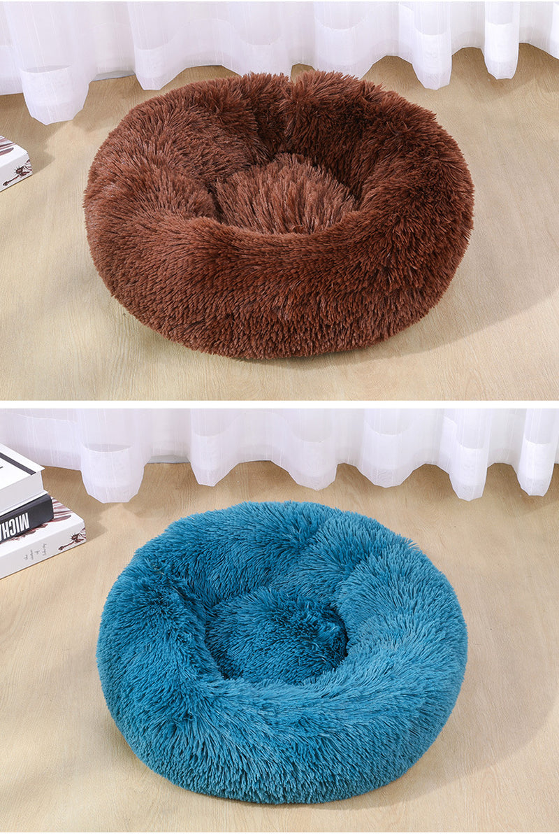 Cathouse Doghouse Large, Medium and Small Dogs Warm Plush round Pet Bed Dog Bed Cat Bed Dog Bed