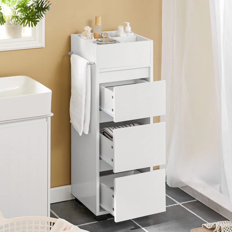 Caela Freestanding Linen Cabinet