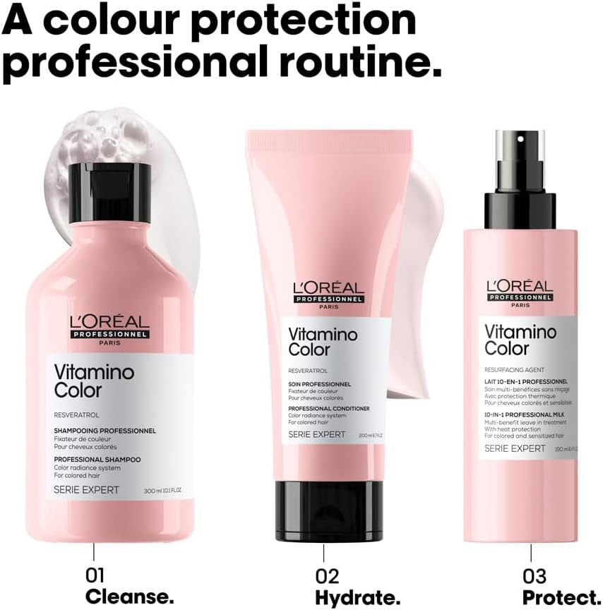 L’Oréal Professionnel Conditioner, with Resveratrol for Coloured Hair, Serie Expert Vitamino Colour