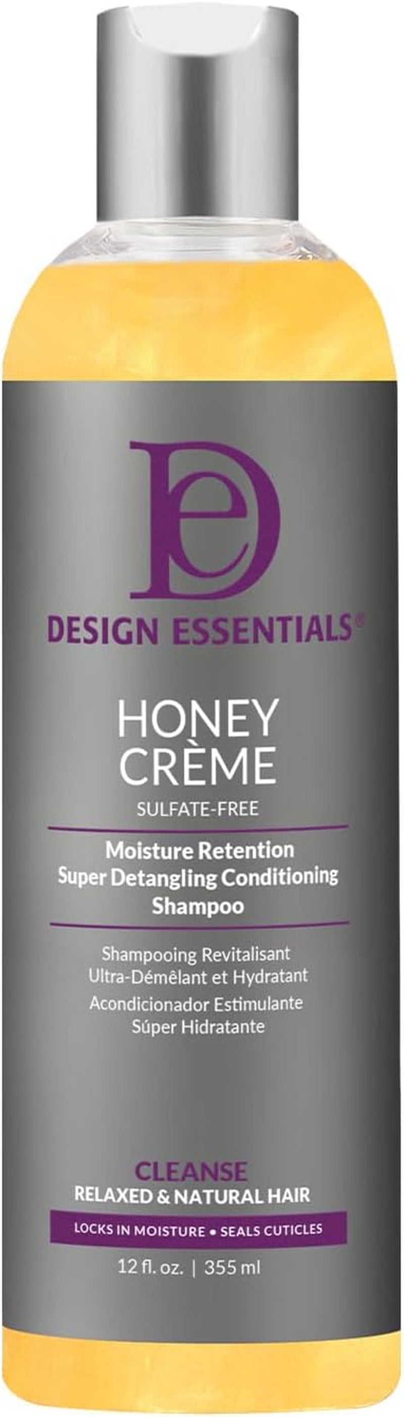 Honey Creme Moisture Retention Super Detangling Conditioning Shampoo 8Oz by