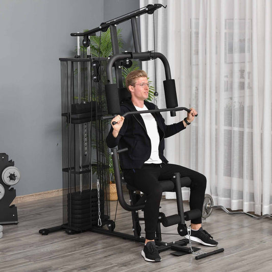 Multifunction Home Gym Weight Training Workout Station Fitness Strength Machine