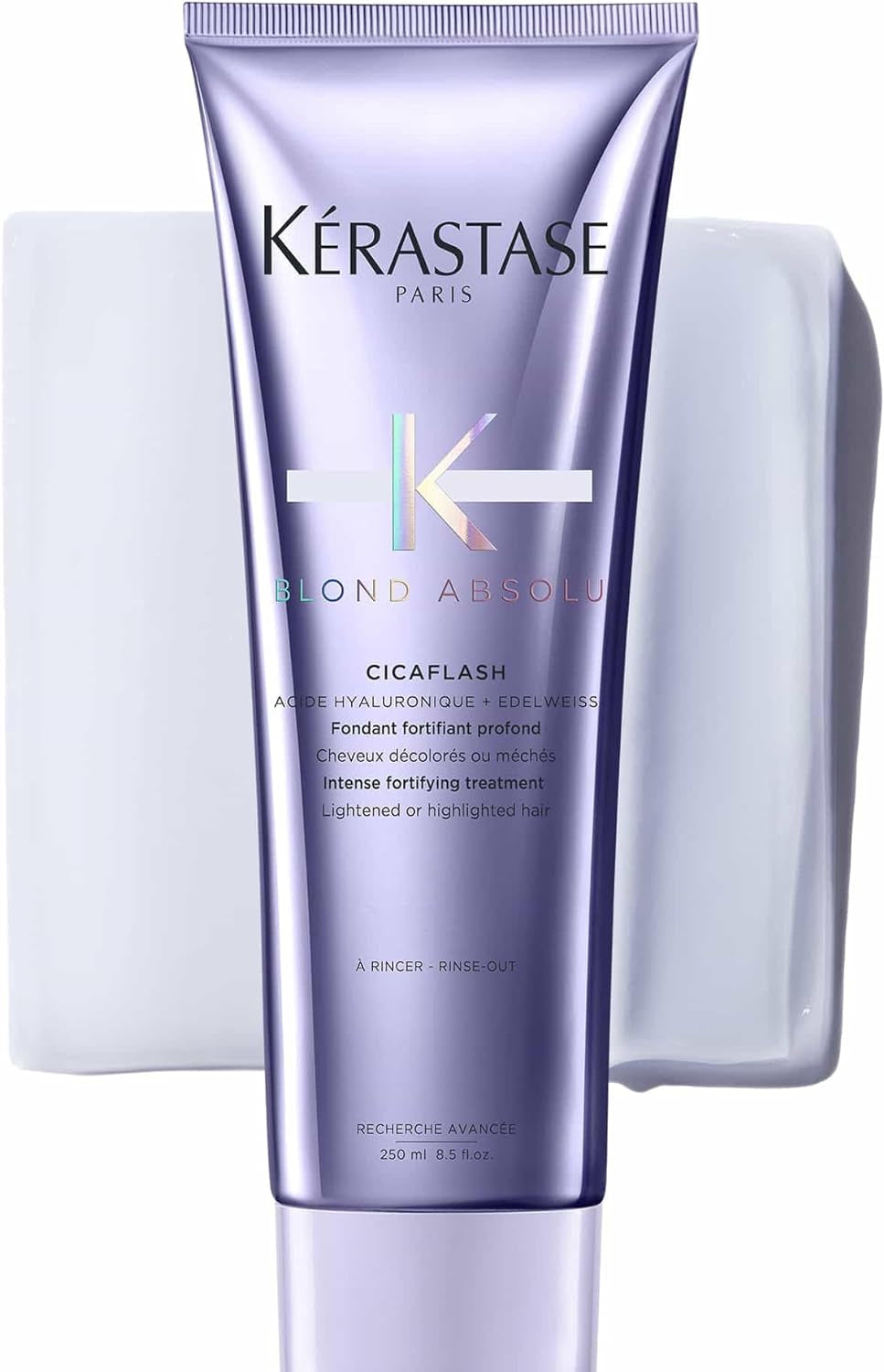 Kérastase Blond Absolu, Repairing, Nourishing Conditioner, for Lightened and Highlighted Hair, with Hyaluronic Acid & Edelweiss Flower, Cicaflash, 250Ml