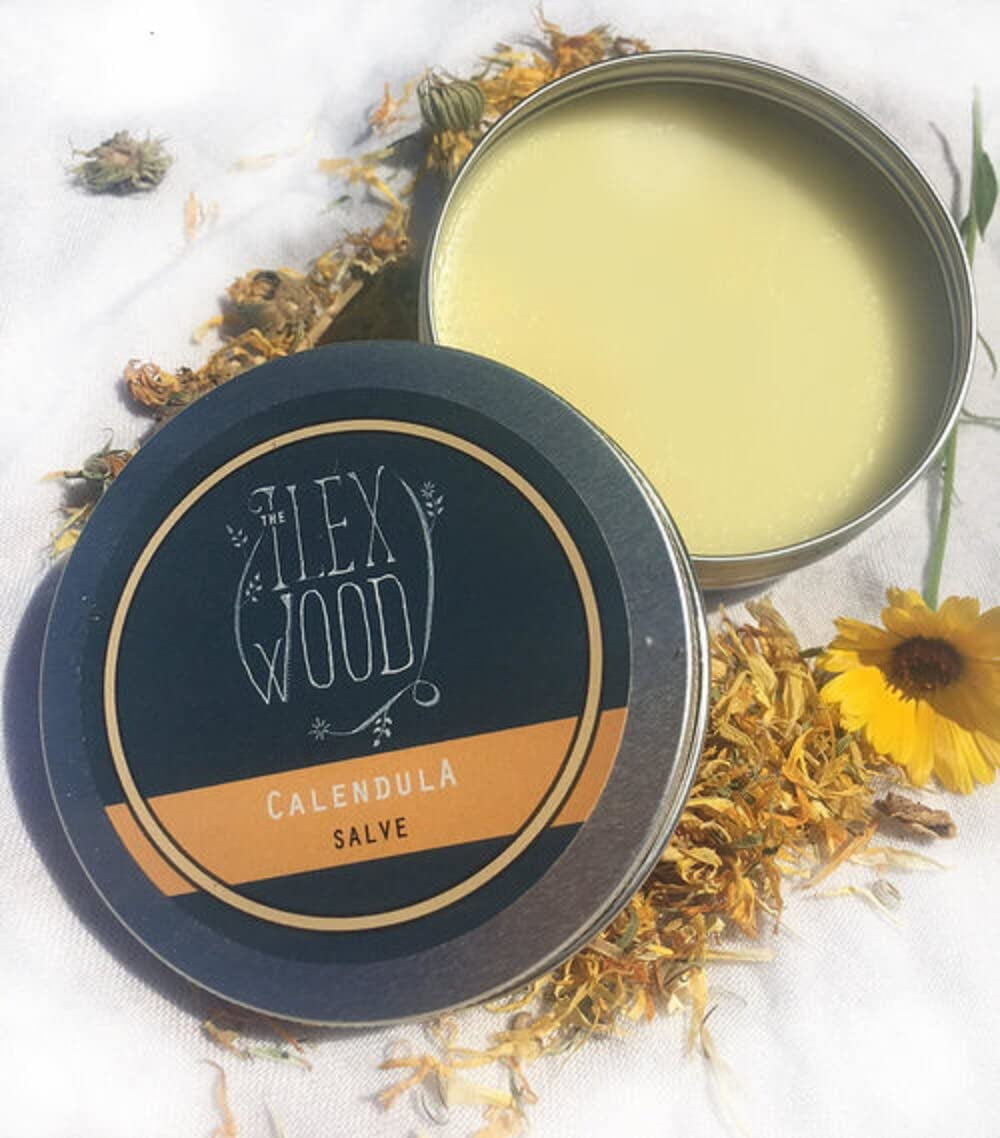 - Calendula Salve - All Natural Balm, Soothes Rashes, Itching, Dry Skin, Eczema, Chapped Hands, Palm Oil Free, Cruelty Free, Plastic Free, Moisturising, Handcrafted in the UK - 100Ml