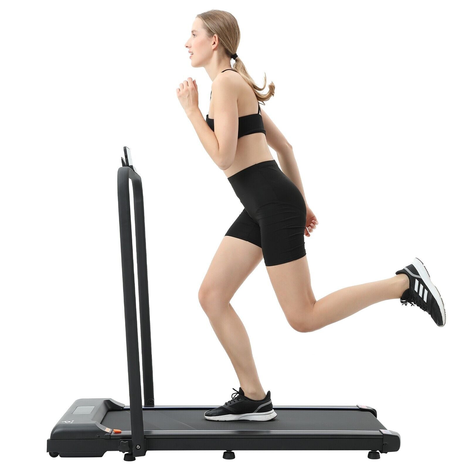 Electric Pad Treadmill Walking Running Foldable Motorized Home Fitness Machine