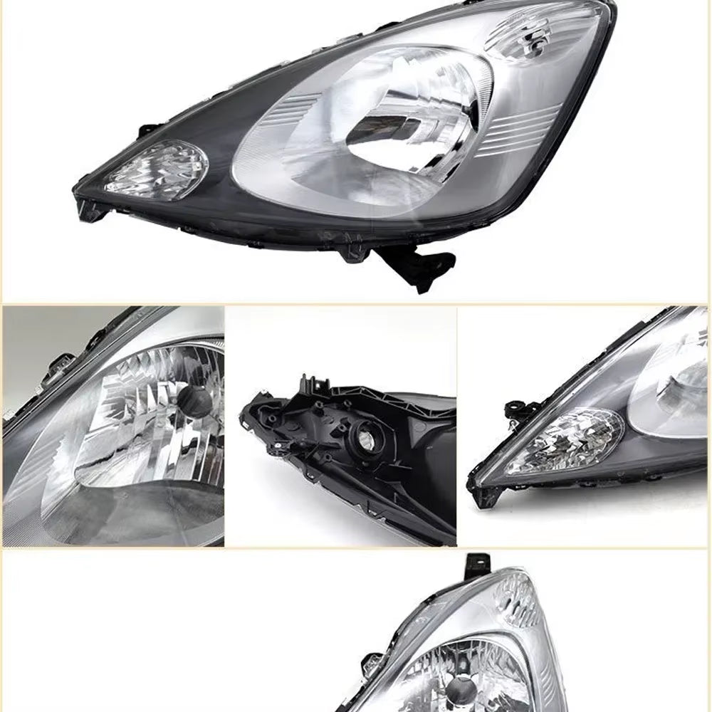 Car Headlights Assembly for Honda Fit Jazz Sport GE GG 2007~2013 2008 Fog Light Halogen Corner Side Lamp Warning LED Accessories